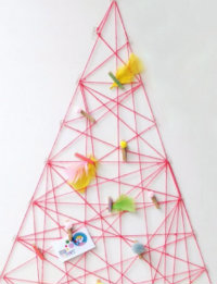 Décoration en forme de sapin