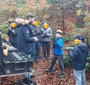 Laser game dans la forêt de Gletterens