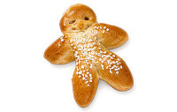 Bonshommes en pâte à  tresse